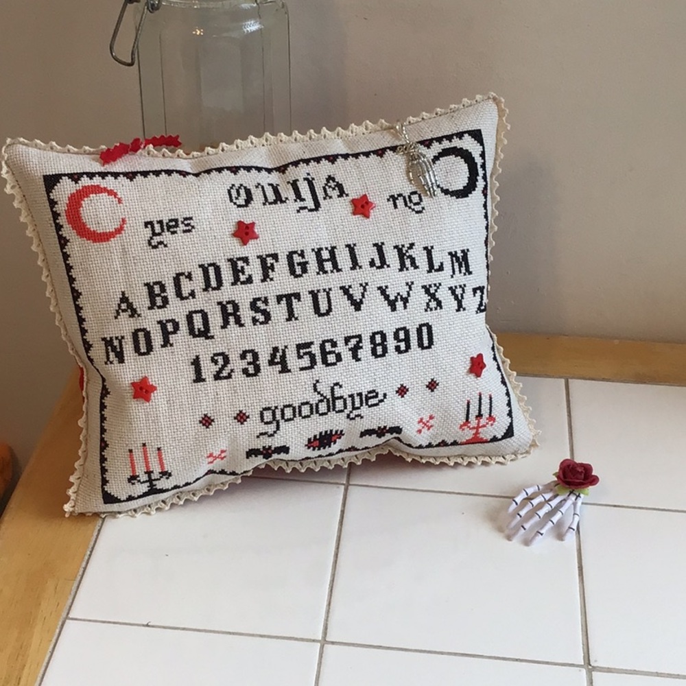 Ouija Board Halloween Pillow